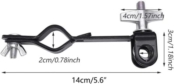 TUOREN Cymbal Boom Arm Attachment Set Metal Drum Kit-4