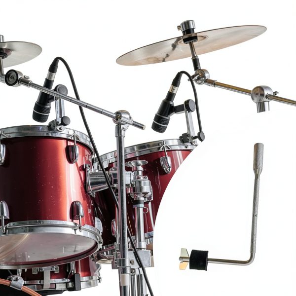 Drum L Shaped Mounting Rod MusicGear Metal Design-6