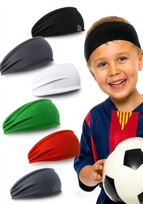 LLMSIX Boys Athletic Headbands Cotton Sports-0