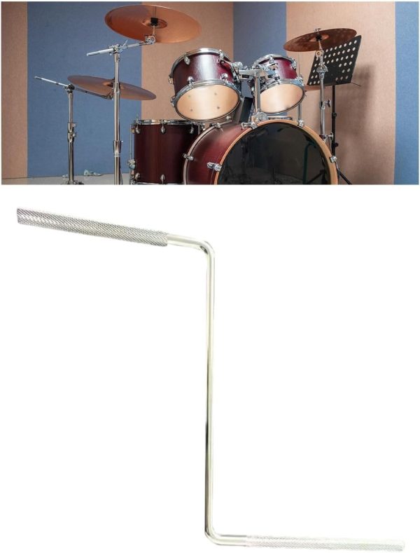 Large Drum Cymbal Arm Holder Metal Z Shape Drum Rod-3