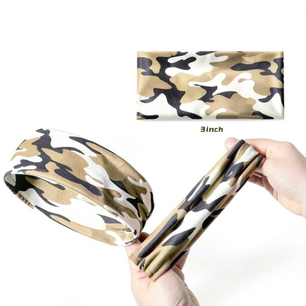 Kids Athletic Headband Sratte Polyester Elastic-1