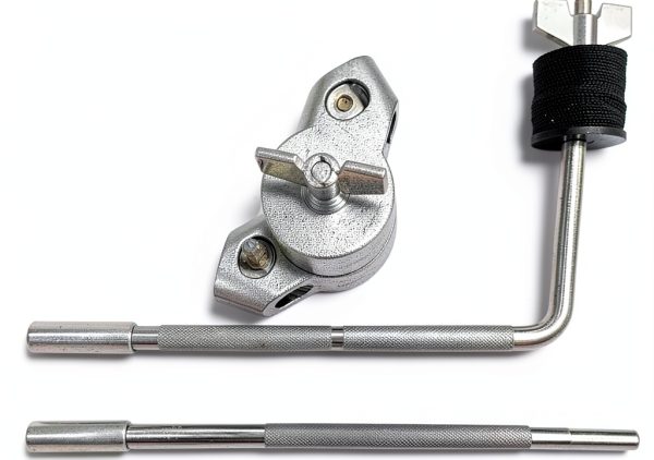 TUOREN Silver Cymbal Drum Set Mounting Arm 1099-2