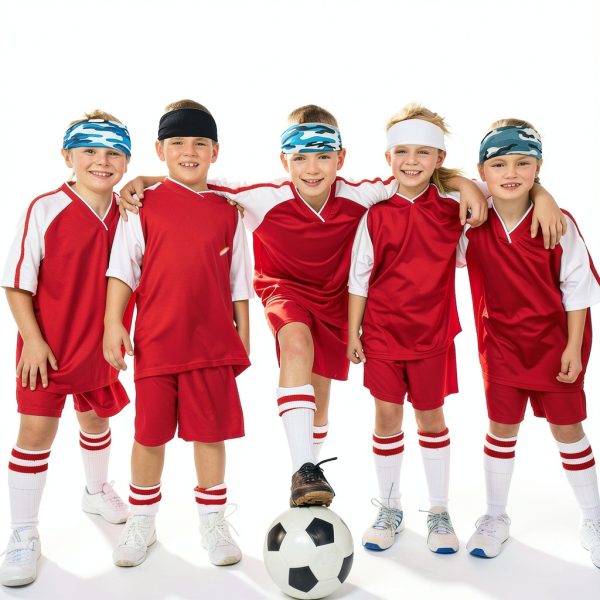 OLIKER Kids Multicolor Headbands for Boys-4