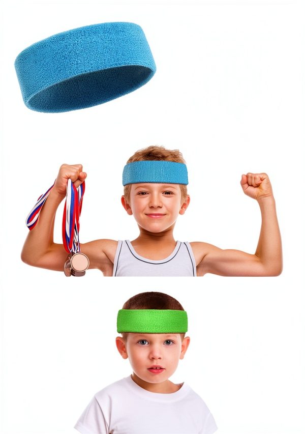 Chalyna Boys Sport Headbands Terry Cloth-3