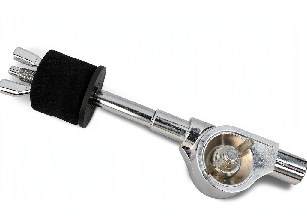 Pavo drum cymbal holder attachment on a drum set
