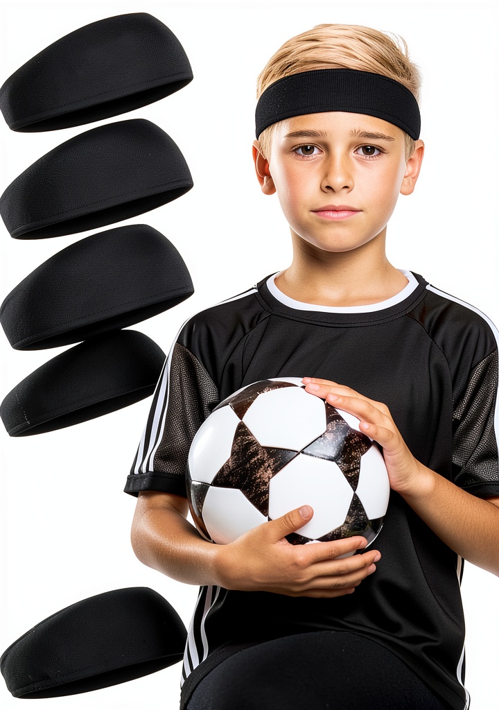 BOHUIZ boys soccer headbands for kids