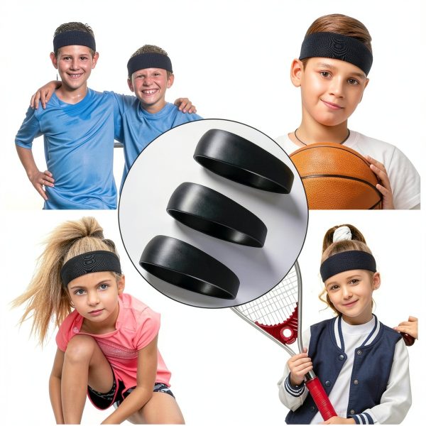 EupHHonycs Boys Headband Polyester Elastic Running 3Pack-3