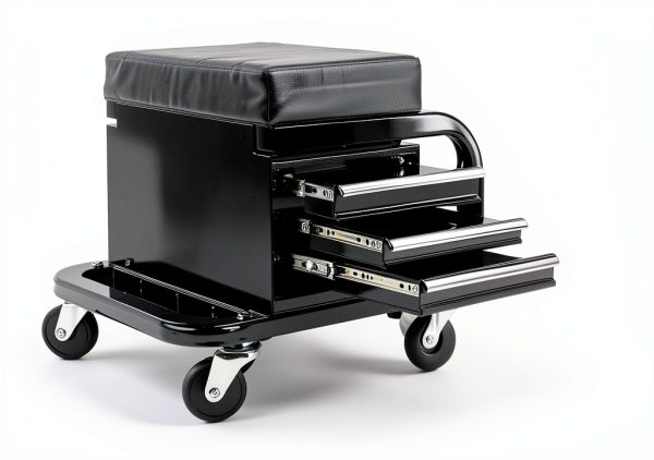 Mechanic Stool Storage S.Walt Steel Frame-5