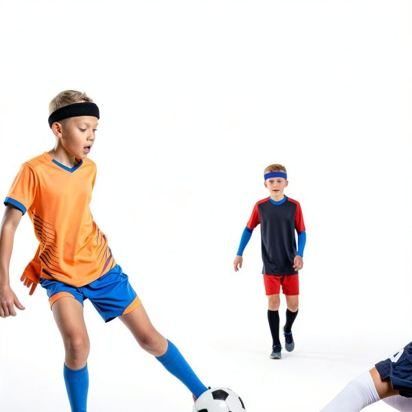 Boys Soccer Headband LIQWEI Polyester Sweatband-1