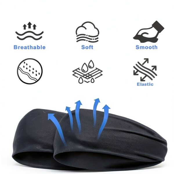 BOHUIZ Boys Soccer Headbands Polyester Comfortable Fit-5