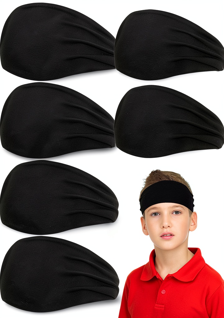 Boys wearing ONUPGO sport headbands during a soccer game
