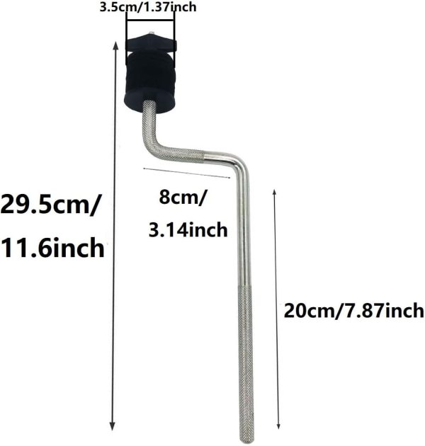 TUOREN Cymbal Boom Arm Attachment Set Metal Drum Kit-5