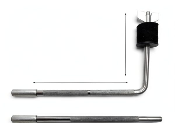 TUOREN Silver Cymbal Drum Set Mounting Arm 1099-4