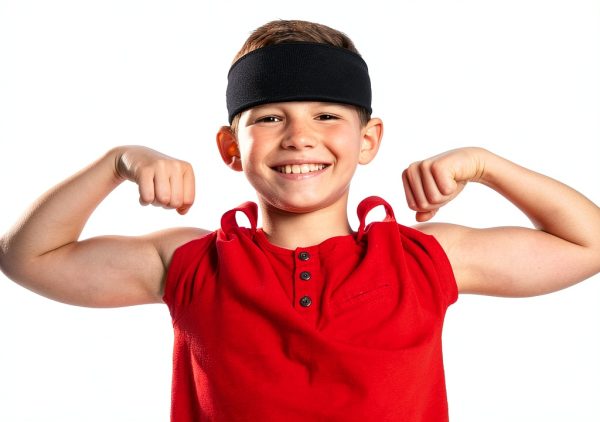 ChezMax Kids Sports Headband Polyester Soft-7