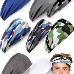OLIKER Kids Multicolor Headbands for Boys-0
