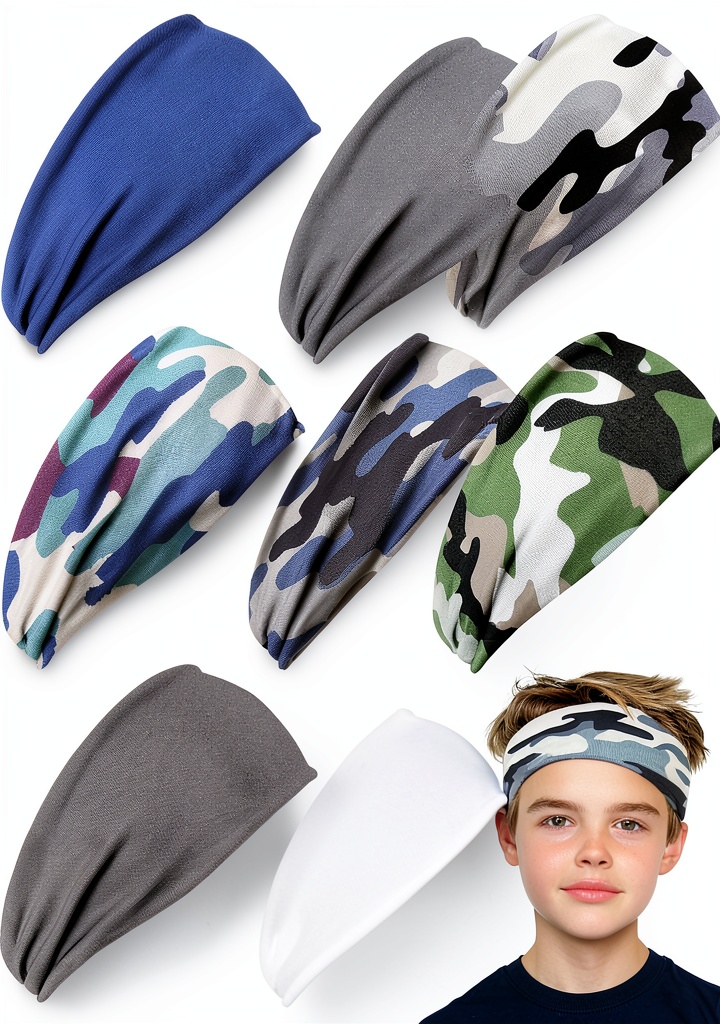Kids headbands in various colors