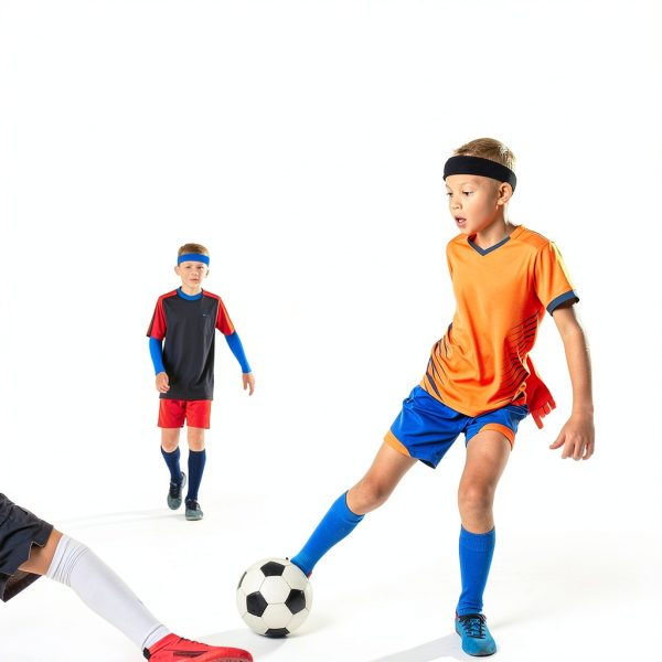 BOHUIZ Boys Soccer Headbands Polyester Comfortable Fit-1