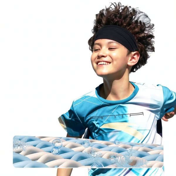 ChezMax Kids Sports Headband Polyester Soft-1