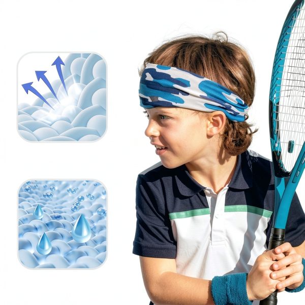 OLIKER Kids Multicolor Headbands for Boys-1