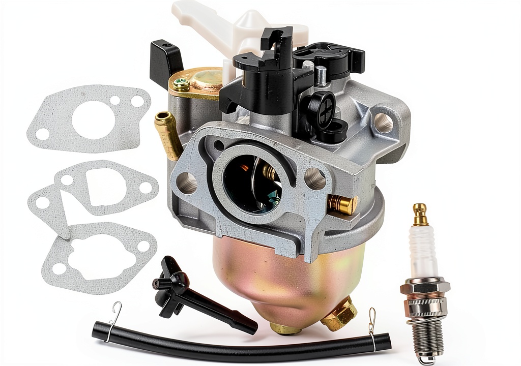 Oriental Power aluminum carburetor installed on a mini bike