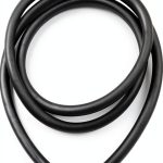 New Olym Rubber Fuel Filter Hose 0.2''x39'' (5mm x 1m) Black-0