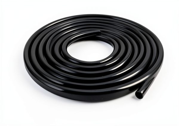 Fuel Line XCMVCN YR-1/4 10ft Black Rubber Hose with 20 Clamps-1