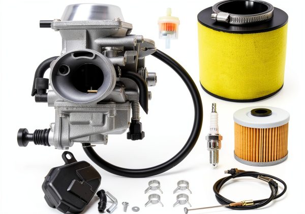ATRACYPART Honda ATV Carburetor HYQ38 With Heat Wire & Air Filter Kit-0