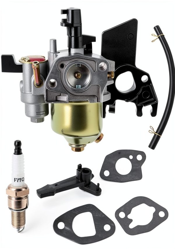 RUIDELI 212CC Go Kart Carburetor Bolt-On Gas Engine Fuel System-0