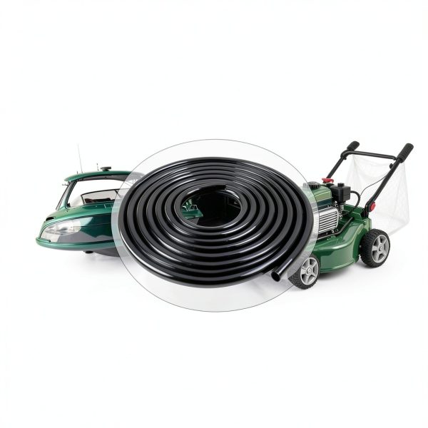 Fuel Line XCMVCN YR-1/4 10ft Black Rubber Hose with 20 Clamps-5
