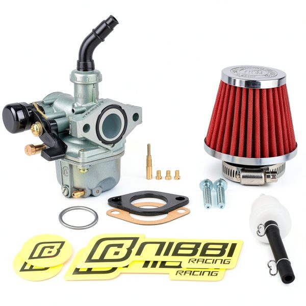 NIBBI PZ19 Carburetor SP for 50-125cc ATV and Pit Bike with Extra Jets-0