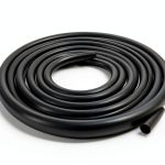 Fuel Line XCMVCN YR-1/4 10ft Black Rubber Hose with 20 Clamps-0