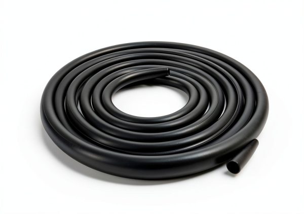 Fuel Line XCMVCN YR-1/4 10ft Black Rubber Hose with 20 Clamps-0
