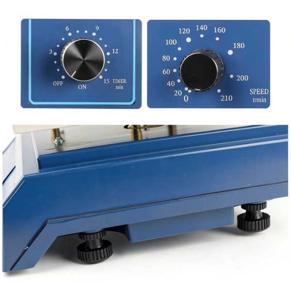 Orbital Shaker - LE8S Adjustable Lab Oscillator RPR Horizontal Rotator Shaker 0-210rpm Laboratory Orbit Shakers with Anti-Slip Platform-2