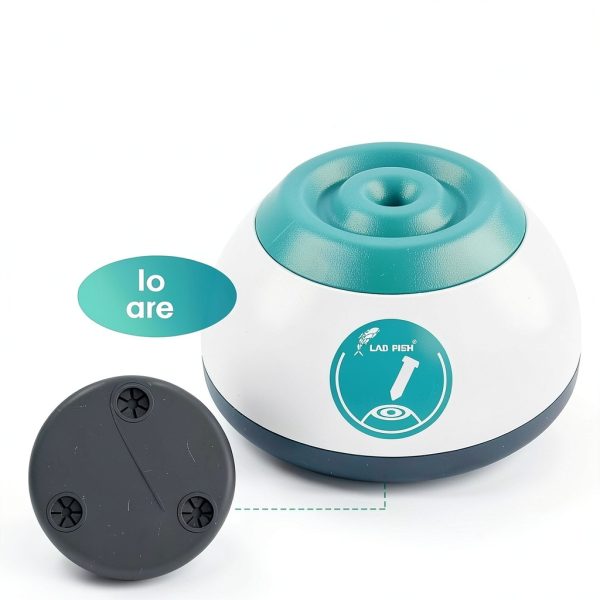 LAB FISH Mini Vortex Paint Mixer(New Style) 3000PRM Lab Vortex Shaker for Tubes,Lash Glue,Nail Polish,Pigment,Max.50ML-5