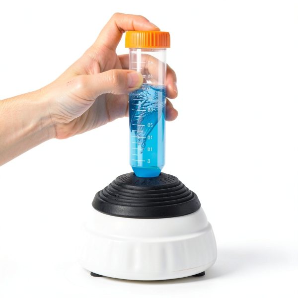 Mini Vortex Mixer, 3000RPM Lab Mixing Vortex Shakers with Touch Function for Paint Shaker,Nail Polish, Eyelash Gel, Ink Including 100 Pcs Mixing Balls (Black)-2