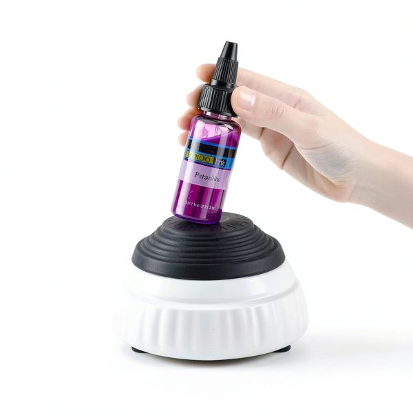 Mini Vortex Mixer, 3000RPM Lab Mixing Vortex Shakers with Touch Function for Paint Shaker,Nail Polish, Eyelash Gel, Ink Including 100 Pcs Mixing Balls (Black)-3