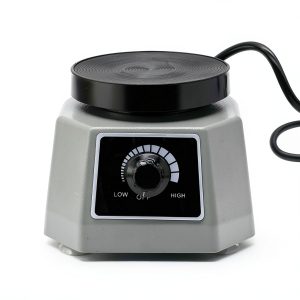 Lab Vibrator, 4" Small Round Vibrating Plate, 100W Plaster Oscillator Paint Shaker, Adjustable Speed Gypsum Mixing Machine, for Remove Resin Bubbles Mixing Plaster Gypsum-0