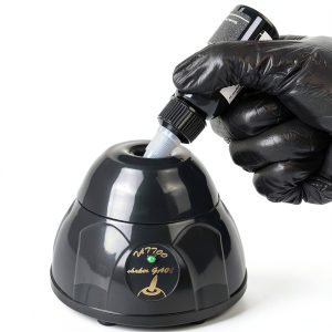 Yugui Mini Vortex Paint Mixer 4000rpm with Touch Function, High-Speed Lab Mixer Machine for Paint Shaking, Nail Polish, Tattoo Ink, Eyelash Glues, Test & Centrifuge Tubes Compact & Efficient, Black-0
