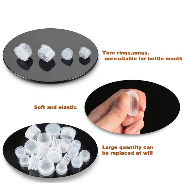 Salt Shaker Plug 2 Size Plastic Stoppers by Bremorou – Clear Caps-2