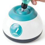 LAB FISH Mini Vortex Paint Mixer(New Style) 3000PRM Lab Vortex Shaker for Tubes,Lash Glue,Nail Polish,Pigment,Max.50ML-0