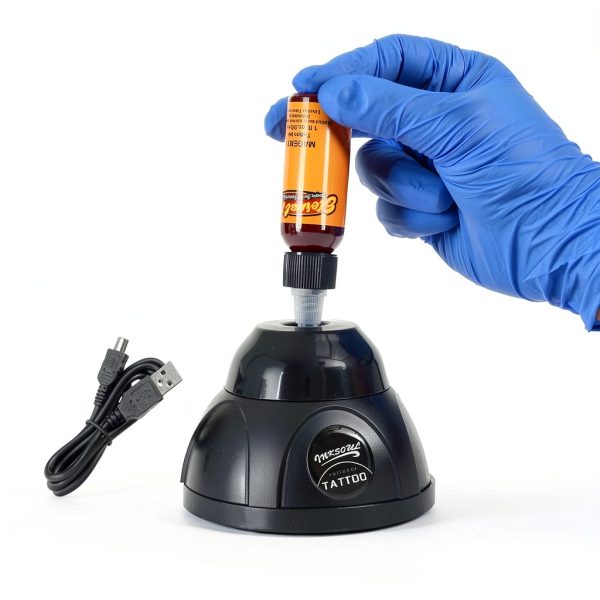 Generic Wireless Mini Vortex Mixer 5200RPM Auto Touch Switch Black-0